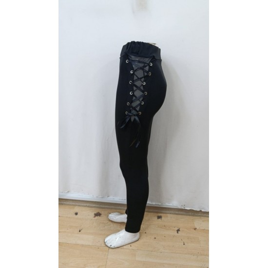 Kadın Yüksek Bel çapraz Bağcıklı Tül Detaylı Dalgıç Tayt , 28689 Kadın Yüksek Bel çapraz Bağcıklı Tül Detaylı Dalgıç Tayt , 28689