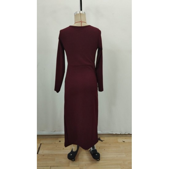 Kadın Uzun Kollu Kalp Yakalı Asimetrik Kesim Detaylı Ithal Krep Uzun Elbise , 28688 Kadın Uzun Kollu Kalp Yakalı Asimetrik Kesim Detaylı Ithal Krep Uzun Elbise , 28688