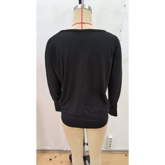 Kadın Uzun Kollu Yuvarlak Yaka Incili Viskon Bluz , 28683 Kadın Uzun Kollu Yuvarlak Yaka Incili Viskon Bluz , 28683