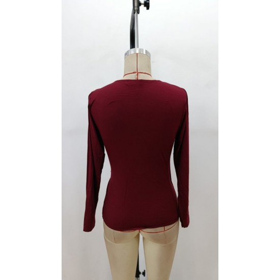 Kadın Uzun Kollu Kruvaze Yakalı Toka Detaylı Viskon Bluz , 28696 Kadın Uzun Kollu Kruvaze Yakalı Toka Detaylı Viskon Bluz , 28696