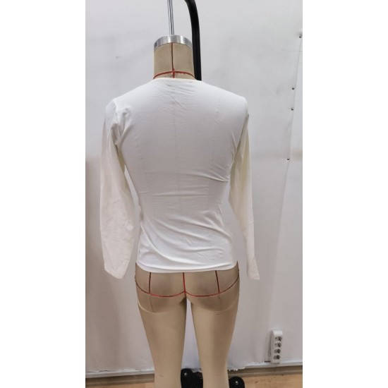 Kadın Uzun Kollu Kruvaze Yakalı Toka Detaylı Viskon Bluz , 28695 Kadın Uzun Kollu Kruvaze Yakalı Toka Detaylı Viskon Bluz , 28695