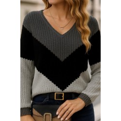 Kadın Uzun Kollu V Yakalı Triko Bluz , 28720 Kadın Uzun Kollu V Yakalı Triko Bluz , 28720