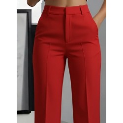 Kadın Yüksek Bel Cepli Ithal Krep Pantolon , 28743 Kadın Yüksek Bel Cepli Ithal Krep Pantolon , 28743