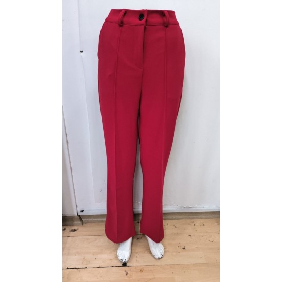 Kadın Yüksek Bel Cepli Ithal Krep Pantolon , 28743 Kadın Yüksek Bel Cepli Ithal Krep Pantolon , 28743