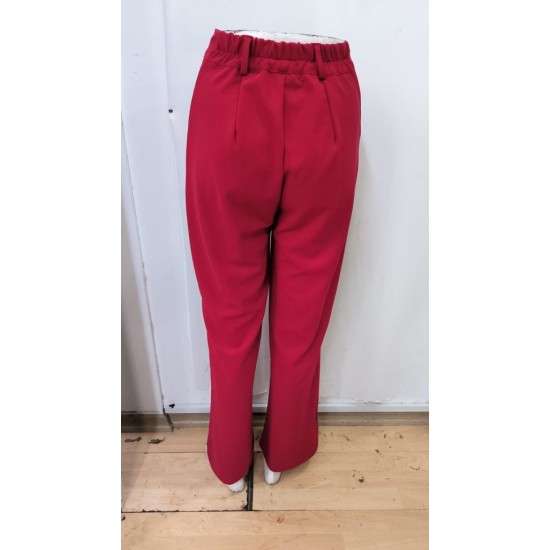 Kadın Yüksek Bel Cepli Ithal Krep Pantolon , 28743 Kadın Yüksek Bel Cepli Ithal Krep Pantolon , 28743