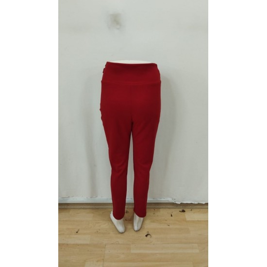 Kadın Yüksek Bel önden Zincir Detaylı Ithal Krep Pantolon , 28751 Kadın Yüksek Bel önden Zincir Detaylı Ithal Krep Pantolon , 28751