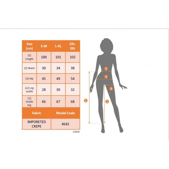Kadın Yüksek Bel önden Zincir Detaylı Ithal Krep Pantolon , 28751 Kadın Yüksek Bel önden Zincir Detaylı Ithal Krep Pantolon , 28751