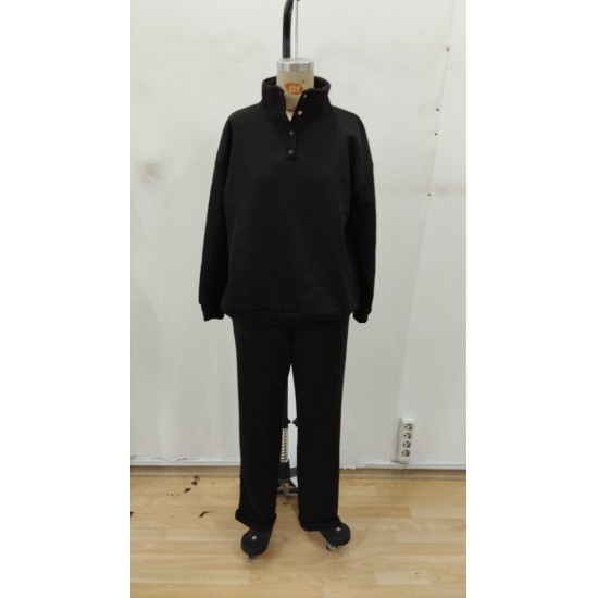 Kadın Uzun Kollu Balıkçı Dik Yakalı Düğmeli üç Iplik Bluz Ve Pantolon Ikili Takım , 28780 Kadın Uzun Kollu Balıkçı Dik Yakalı Düğmeli üç Iplik Bluz Ve Pantolon Ikili Takım , 28780