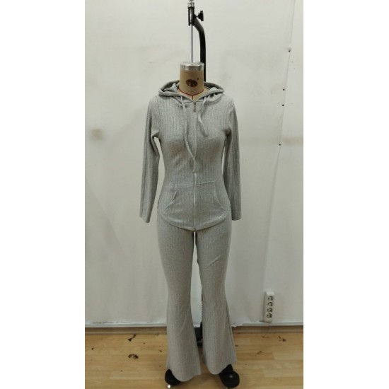 Kadın Uzun Kollu Kapşonlu önden Fermuarlı Kaşkorse Bluz Ve Pantolon Ikili Takım, 28789 Kadın Uzun Kollu Kapşonlu önden Fermuarlı Kaşkorse Bluz Ve Pantolon Ikili Takım, 28789