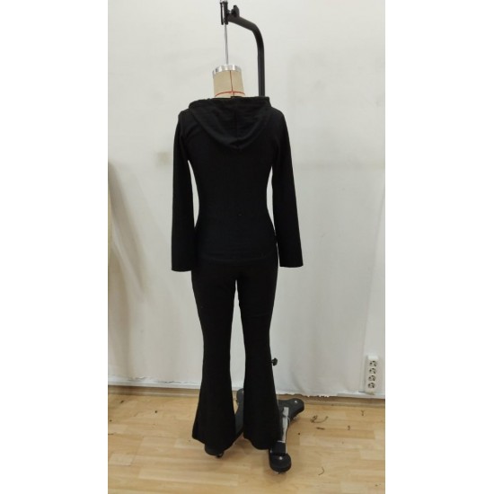 Kadın Uzun Kollu Kapşonlu önden Fermuarlı Kaşkorse Bluz Ve Pantolon Ikili Takım, 28787 Kadın Uzun Kollu Kapşonlu önden Fermuarlı Kaşkorse Bluz Ve Pantolon Ikili Takım, 28787