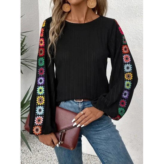 Kadın Uzun Kollu Kayık Yaka şardonlu Kaşkorse Bluz , 28810 Kadın Uzun Kollu Kayık Yaka şardonlu Kaşkorse Bluz , 28810