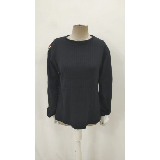 Kadın Uzun Kollu Kayık Yaka şardonlu Kaşkorse Bluz , 28810 Kadın Uzun Kollu Kayık Yaka şardonlu Kaşkorse Bluz , 28810