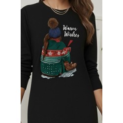 Kadın Uzun Kollu Bisiklet Yaka Desenli Viskon Iki Iplik Elbise , 28822 Kadın Uzun Kollu Bisiklet Yaka Desenli Viskon Iki Iplik Elbise , 28822