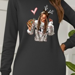 Kadın Uzun Kollu Bisiklet Yaka Desenli Viskon Iki Iplik Elbise , 28814 Kadın Uzun Kollu Bisiklet Yaka Desenli Viskon Iki Iplik Elbise , 28814