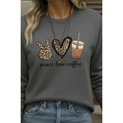 Kadın Uzun Kollu Bisiklet Yaka Kalp Desenli Viskon Iki Iplik Bluz , 28852 Kadın Uzun Kollu Bisiklet Yaka Kalp Desenli Viskon Iki Iplik Bluz , 28852