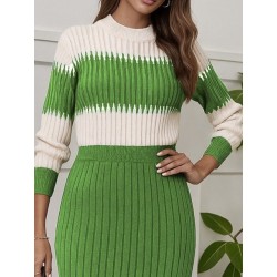 Kadın Uzun Kollu Triko Etekli Takım, 28872 Kadın Uzun Kollu Triko Etekli Takım, 28872