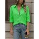 Kadın Uzun Kollu Yakalı önden Düğmeli Gömlek, 28864