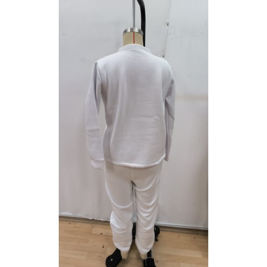 Kadın Uzun Kollu Bisiklet Yaka Kalp Desenli şardonlu üç Iplik Bluz Ve Pantolon Ikili Takım, 28874 Kadın Uzun Kollu Bisiklet Yaka Kalp Desenli şardonlu üç Iplik Bluz Ve Pantolon Ikili Takım, 28874