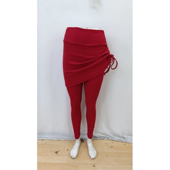 Kadın Yüksek Bel Yandan Büzgülü Alttan Uzun Kaşkorse Tayt Etek, 28594