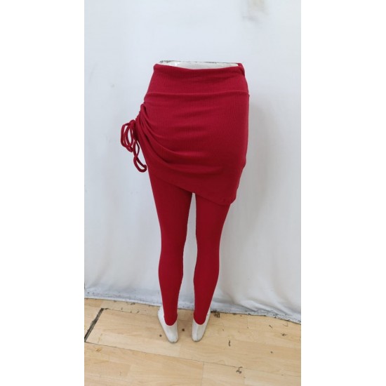 Kadın Yüksek Bel Yandan Büzgülü Alttan Uzun Kaşkorse Tayt Etek, 28594