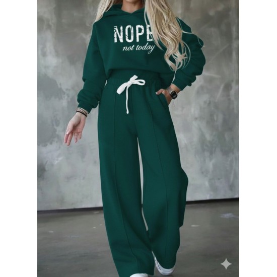 Kadın Uzun Kollu Nope Baskılı Beli Ribanalı Ikili Takım , 28897 Kadın Uzun Kollu Nope Baskılı Beli Ribanalı Ikili Takım , 28897