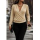 Kadın Uzun Kollu Kruvaze Yaka Sandy Bluz, 28885 Kadın Uzun Kollu Kruvaze Yaka Sandy Bluz, 28885