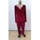 Kadın Uzun Kollu V Yaka Kadife Bluz Ve Pantolon Ikili Takım , 28918 Kadın Uzun Kollu V Yaka Kadife Bluz Ve Pantolon Ikili Takım , 28918