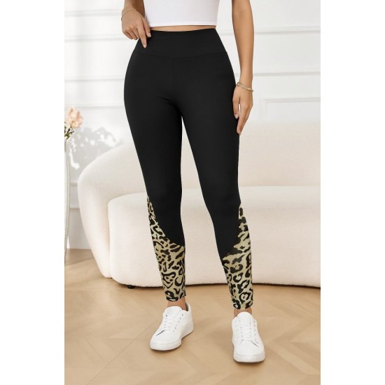 Kadın Yüksek Bel Leopar Detaylı Dalgıç Spor Tayt, 28916 Kadın Yüksek Bel Leopar Detaylı Dalgıç Spor Tayt, 28916