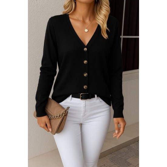 Kasın Uzun Kollu önü Düğmeli Kısa Hırka, 28966 Kasın Uzun Kollu önü Düğmeli Kısa Hırka, 28966