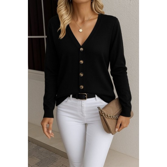 Kasın Uzun Kollu önü Düğmeli Kısa Hırka, 28966 Kasın Uzun Kollu önü Düğmeli Kısa Hırka, 28966