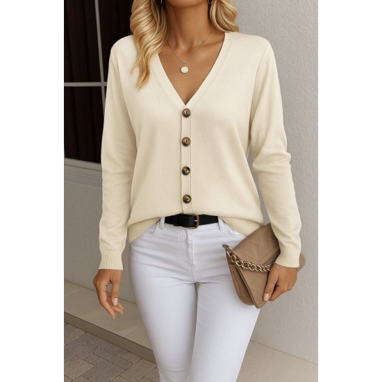 Kasın Uzun Kollu önü Düğmeli Kısa Hırka, 28965 Kasın Uzun Kollu önü Düğmeli Kısa Hırka, 28965