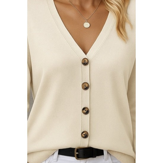 Kasın Uzun Kollu önü Düğmeli Kısa Hırka, 28965 Kasın Uzun Kollu önü Düğmeli Kısa Hırka, 28965