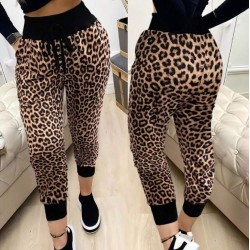 Kadın Yüksek Bel Bağcıklı Desenli Iki Iplik Pantolon , 28970 Kadın Yüksek Bel Bağcıklı Desenli Iki Iplik Pantolon , 28970