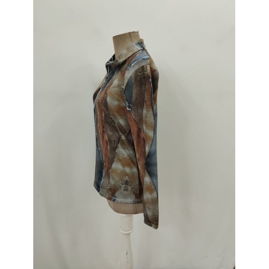 Kadın Uzun Kollu önden Fermuarlı Iki Iplik Bluz , 28976 Kadın Uzun Kollu önden Fermuarlı Iki Iplik Bluz , 28976