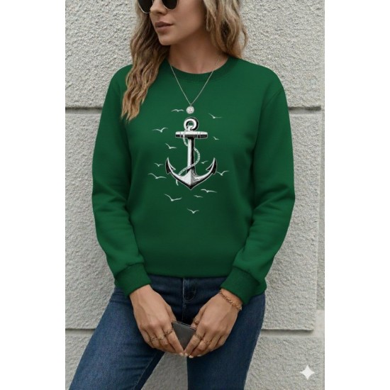 Kadın Uzun Kollu Bisiklet Yaka Desenli Viskon Iki Iplik Bluz, 29003 Kadın Uzun Kollu Bisiklet Yaka Desenli Viskon Iki Iplik Bluz, 29003