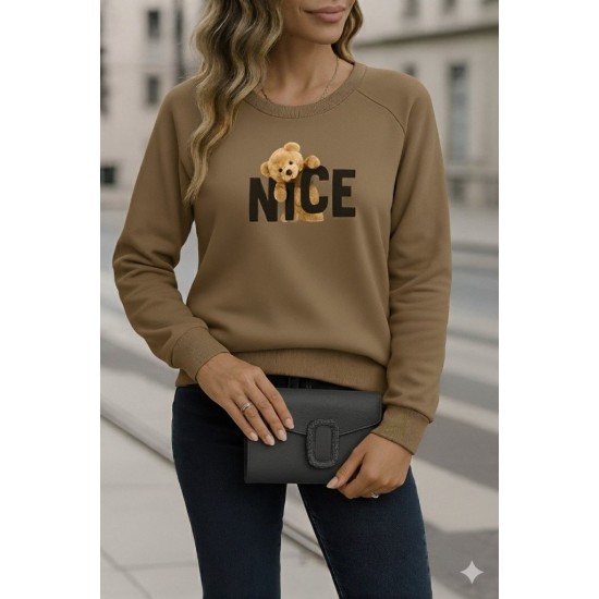 Kadın Uzun Kollu Bisiklet Yaka Viskon Iki Iplik Bluz , 29021 Kadın Uzun Kollu Bisiklet Yaka Viskon Iki Iplik Bluz , 29021