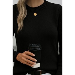 Kadın Uzun Kollu Bisiklet Yaka Triko Bluz, 29011 Kadın Uzun Kollu Bisiklet Yaka Triko Bluz, 29011