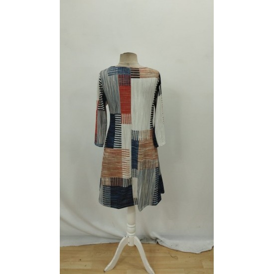 Kadın Uzun Kollu V Yaka Süprem Mini Elbise , 29030 Kadın Uzun Kollu V Yaka Süprem Mini Elbise , 29030