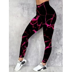 Kadın Yüksek Bel Renk Detaylı Dalgıç Tayt , 29027