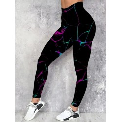 Kadın Yüksek Bel Renk Detaylı Dalgıç Tayt , 29025