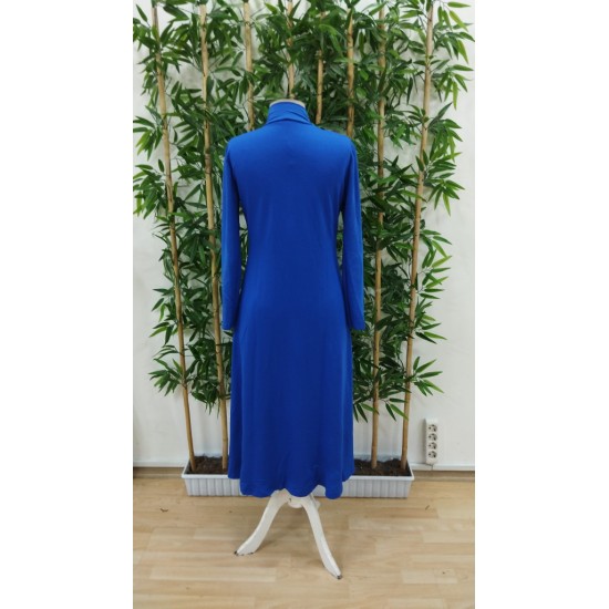 Kadın Uzun Kollu önden Fermuarlı Ithal Krep Elbise, 29086