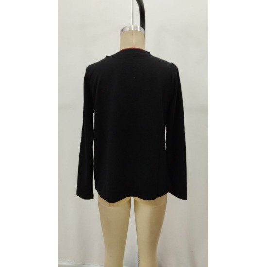 Kadın Uzun Kollu Cepli V Yakalı Viskon Iki Iplik Bluz , 29112 Kadın Uzun Kollu Cepli V Yakalı Viskon Iki Iplik Bluz , 29112