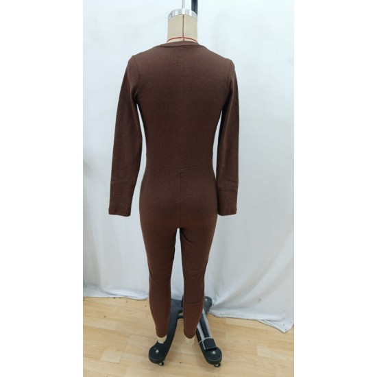 Kadın Uzun Kollu Fermuarlı Kaşkorse Tulum , 29106