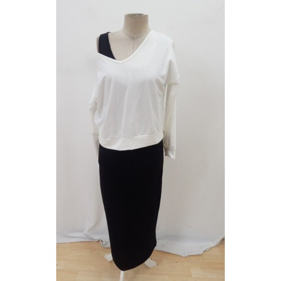 Kadın Askılı Yuvarlak Yaka Viskon Iki Iplik Elbise Ve V Yakalı Bluz Ikili Takım , 29133 Kadın Askılı Yuvarlak Yaka Viskon Iki Iplik Elbise Ve V Yakalı Bluz Ikili Takım , 29133