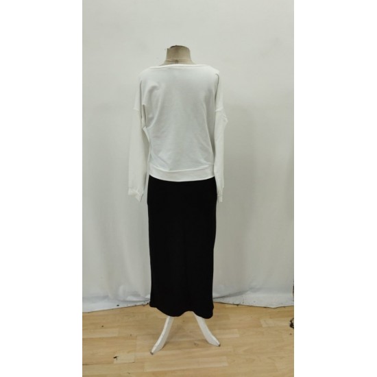 Kadın Askılı Yuvarlak Yaka Viskon Iki Iplik Elbise Ve V Yakalı Bluz Ikili Takım , 29133 Kadın Askılı Yuvarlak Yaka Viskon Iki Iplik Elbise Ve V Yakalı Bluz Ikili Takım , 29133