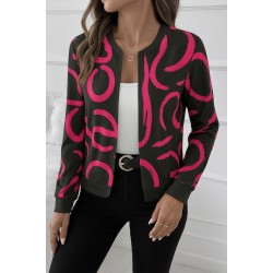 Kadın Uzun Kollu önden Fermuarlı Kısa şardonlu Dalgıç Ceket, 29120