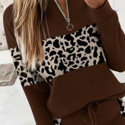 Kadın Uzun Kollu Fermuarlı Karışık Desenli Viskon Iki Iplik Bluz Ve Pantolon Ikili Takım, 29135 Kadın Uzun Kollu Fermuarlı Karışık Desenli Viskon Iki Iplik Bluz Ve Pantolon Ikili Takım, 29135