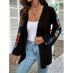 Kadın Uzun Kollu önü Açık şardonlu Kaşkorse Ceket , 29158