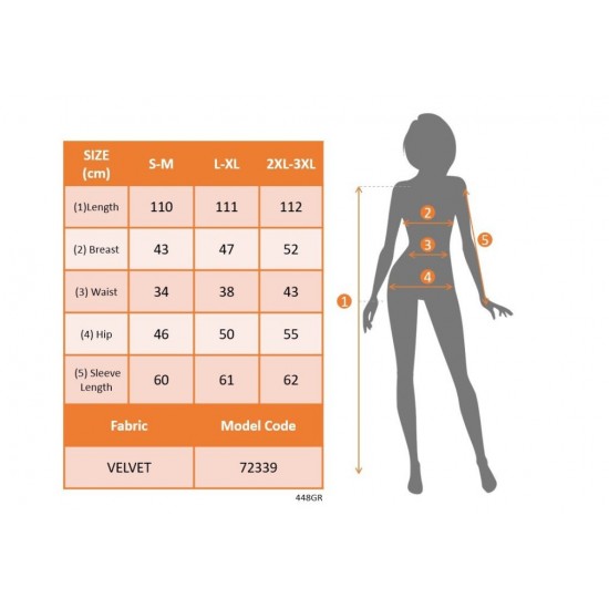 Kadın Uzun Kollu Kruvaze Yakalı Yandan Büzgülü Midi Kadife Elbise , 29209