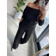 Kadın Uzun Kollu Tek Omuzdan Açık Modal Bluz Ve Pantolon Ikili Takım , 29201
